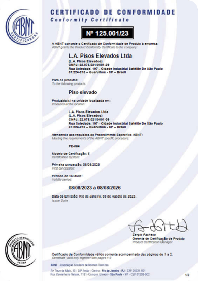 Certificado de Conformidade